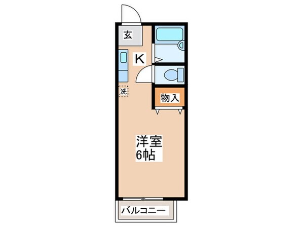 グリーンリーフ越野の物件間取画像